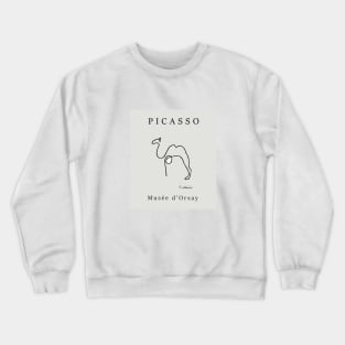 Pablo Picasso abstract camel, contemporary design Crewneck Sweatshirt